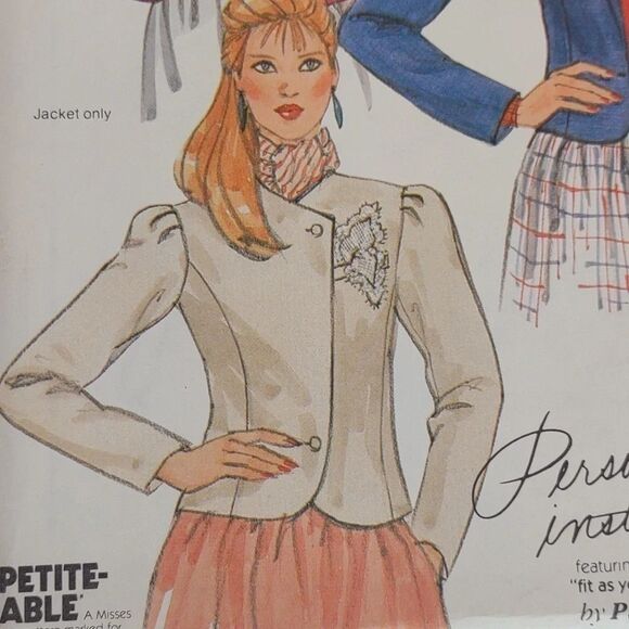 McCalls 8462 Vintage 1983 Sewing Pattern Womens Jacket Size 10 - Picture 6 of 9